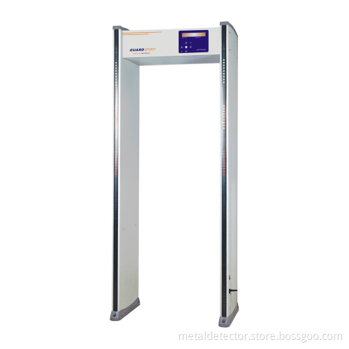 Multizone door frame metal detectors